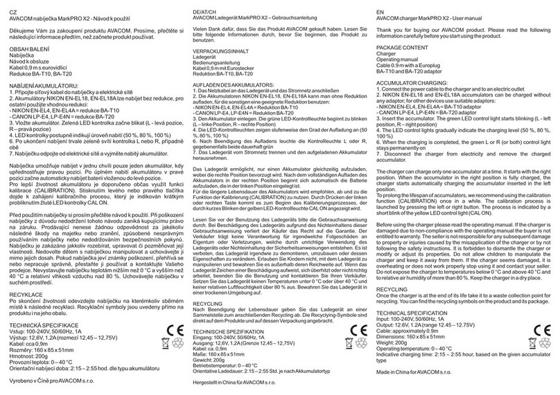 Avacom MarkPRO X2 user manual