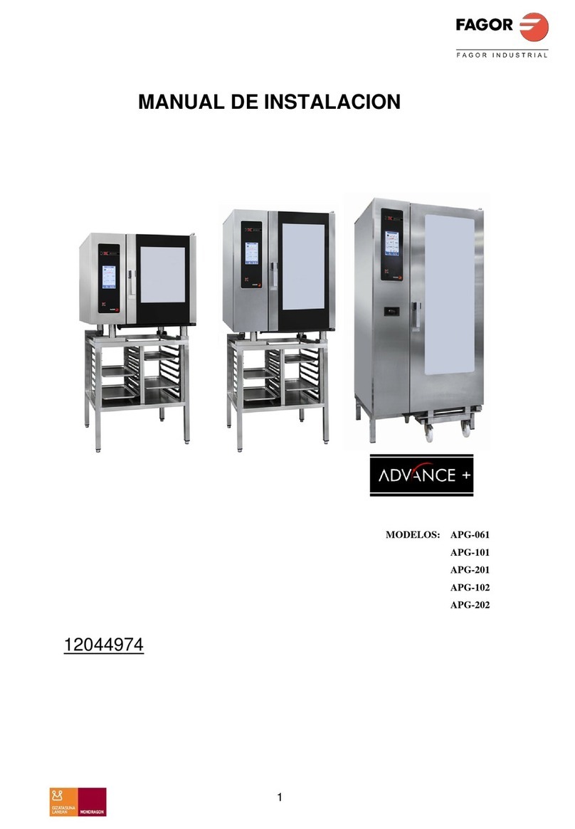 Fagor Advance Plus APG-061 installation manual