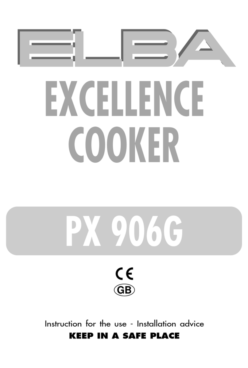Elba PX 906G Installation and operating instructions Elba PX 906G Installation and operating instructions