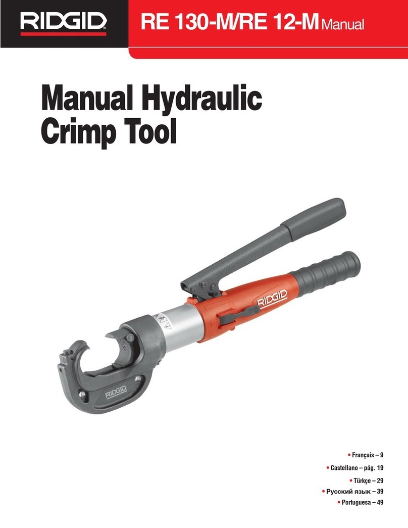 RIDGID RE 130-M User manual