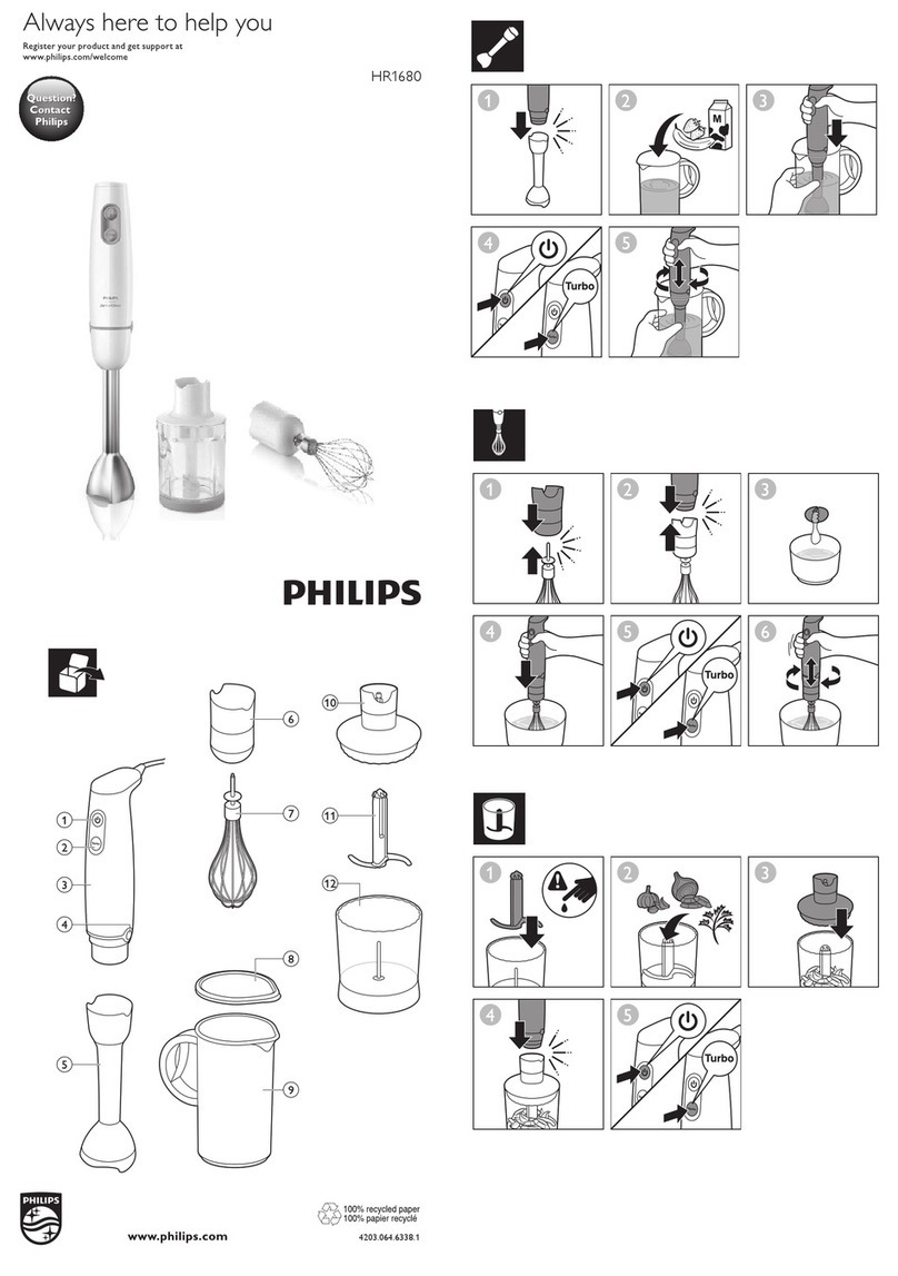 Philips HR1680 manual
