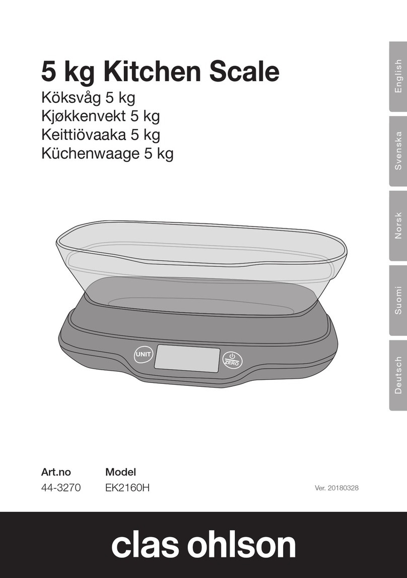 Clas Ohlson EK2160H User manual Clas Ohlson EK2160H User manual