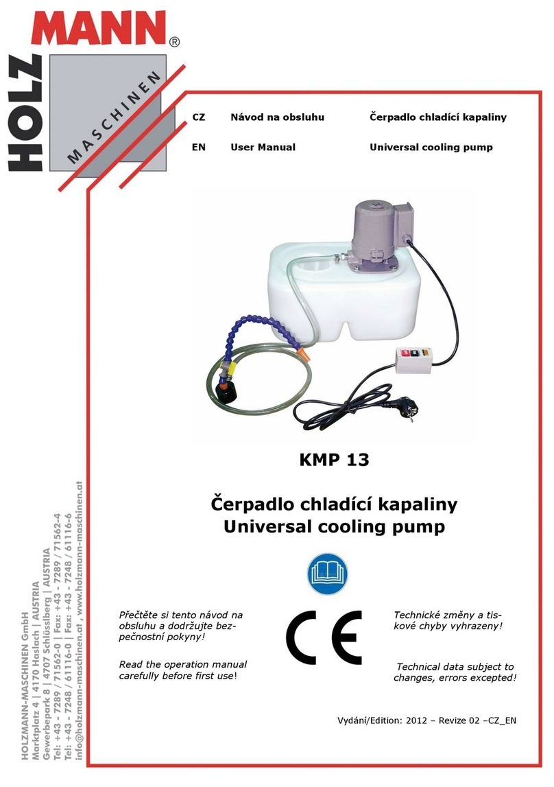 Holzmann KMP 13 user manual