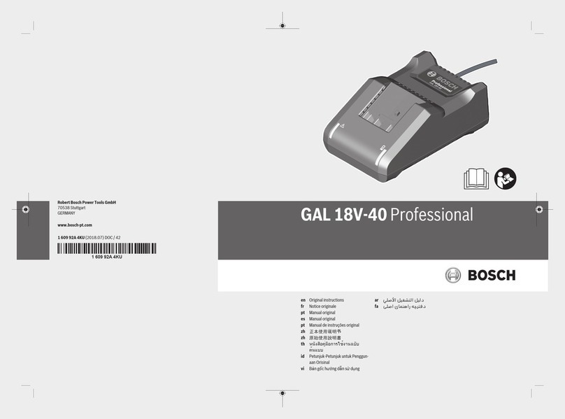 Bosch GAL 18V-40 Professional Original instructions