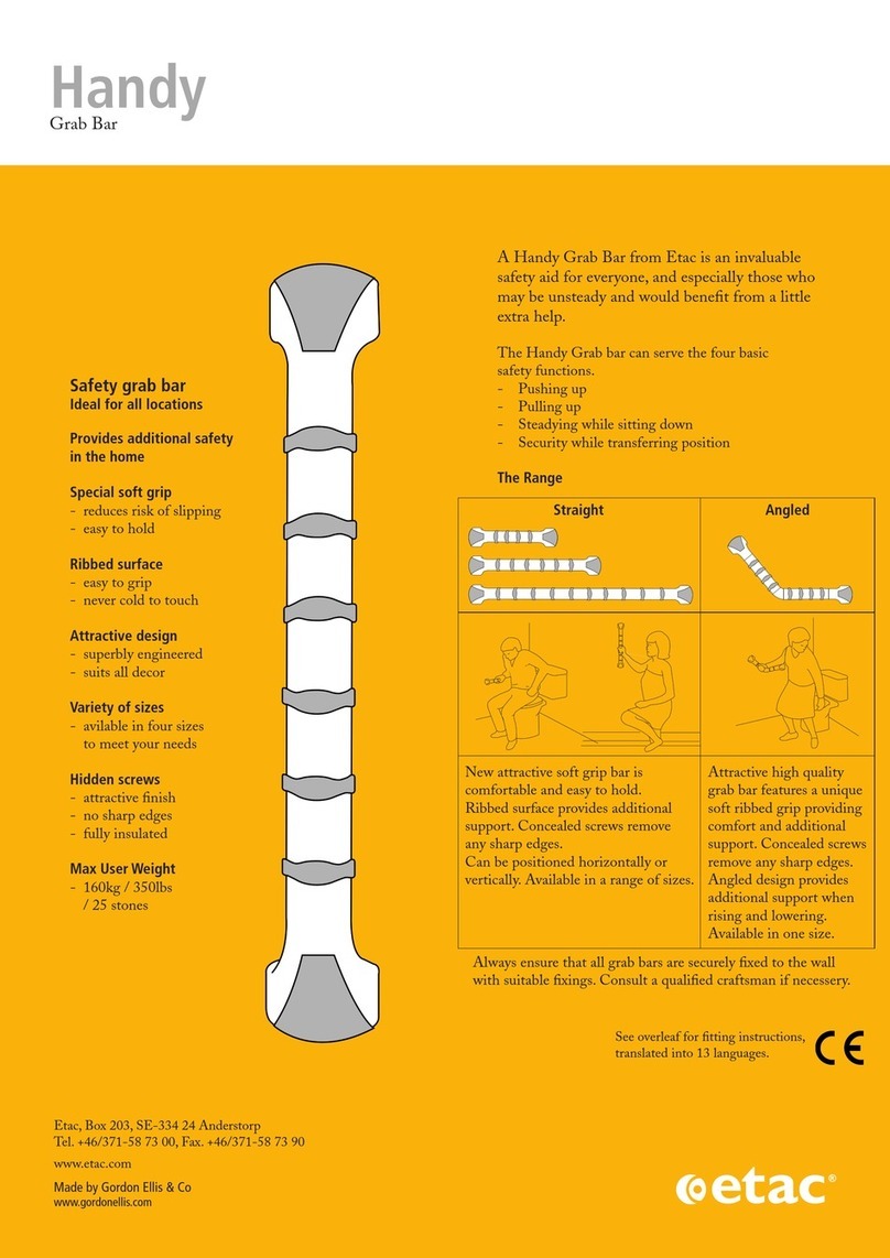 Etac Handy Series quick start guide