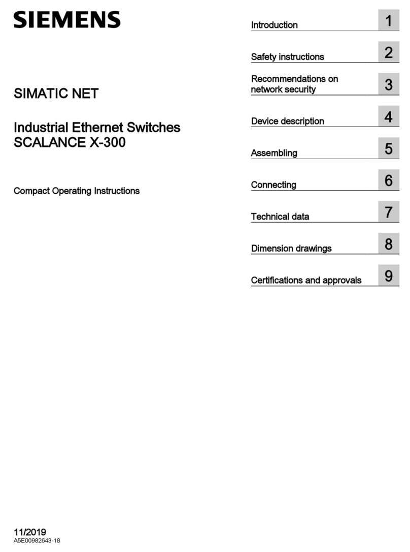 Siemens SCALANCE X-300 Administrator guide