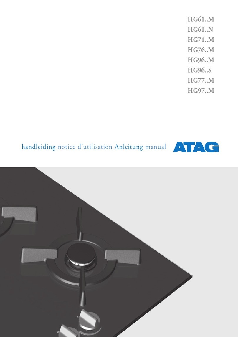 Atag HG61 M Series User manual