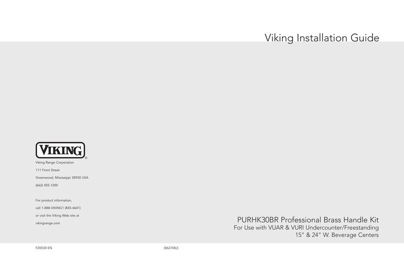 Viking PURHK30BR User manual
