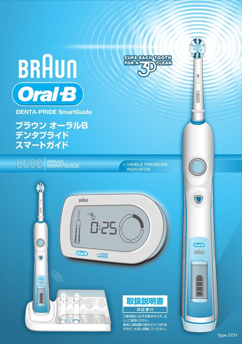Braun Oral-B DENTA-PRIDE SmartGuide 5000 Series manual Braun Oral-B DENTA-PRIDE SmartGuide 5000 Series manual