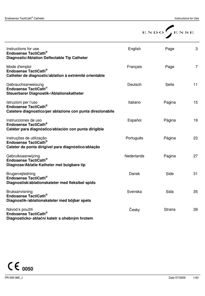 Endosense TactiCath Instructions for use