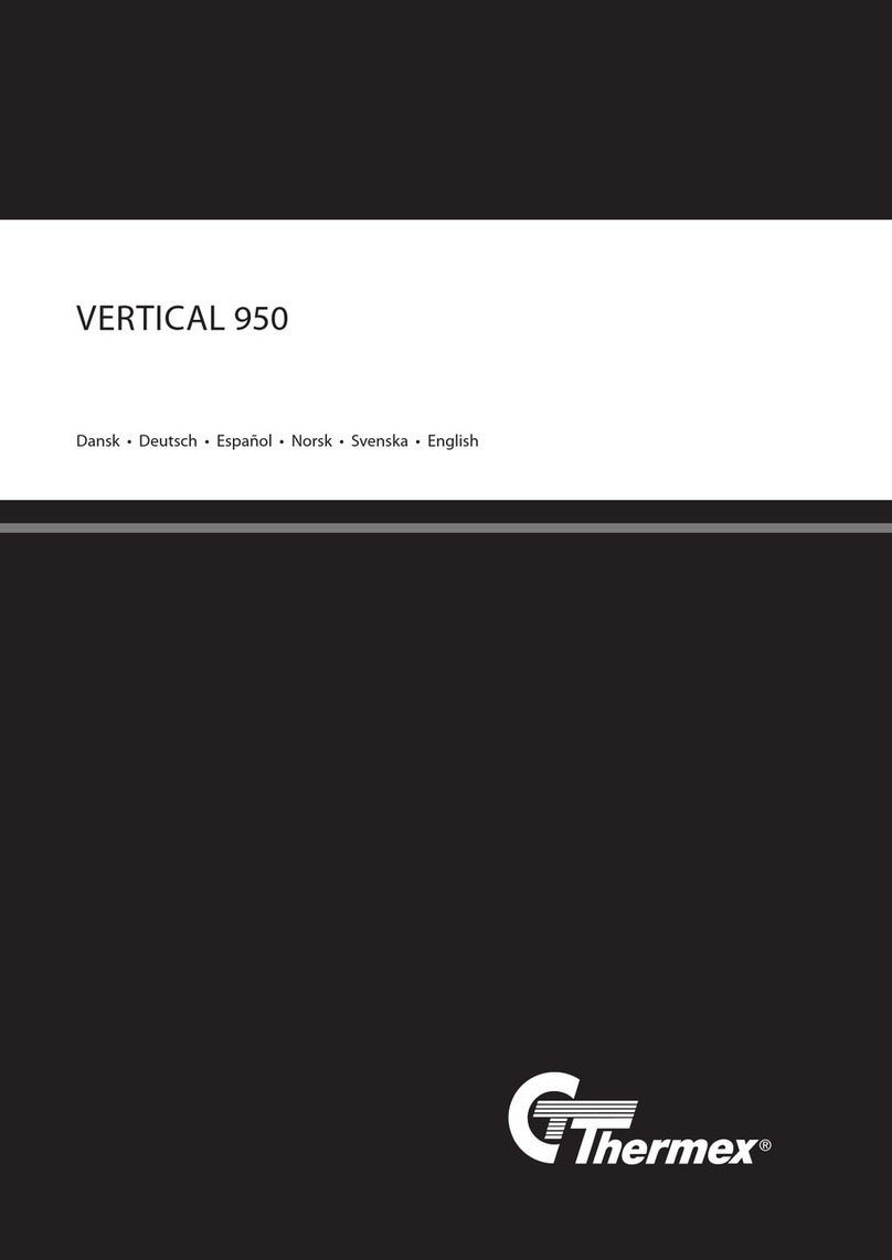 THERMEx Vertical 950 manual