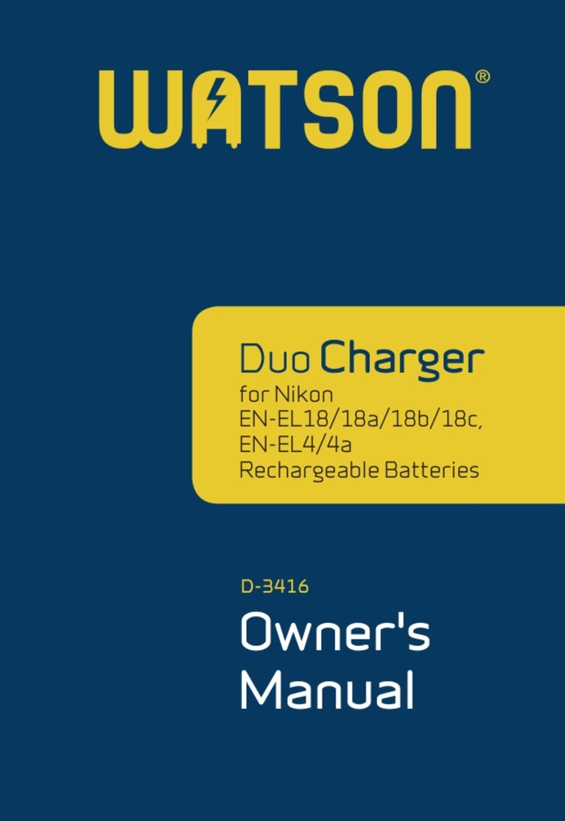 WATSON D-3416 Duo owner's manual