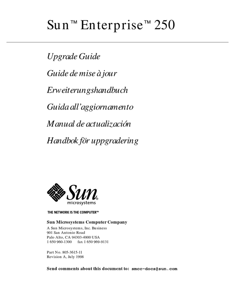 Sun Microsystems Enterprise 250 Installation and operation manual