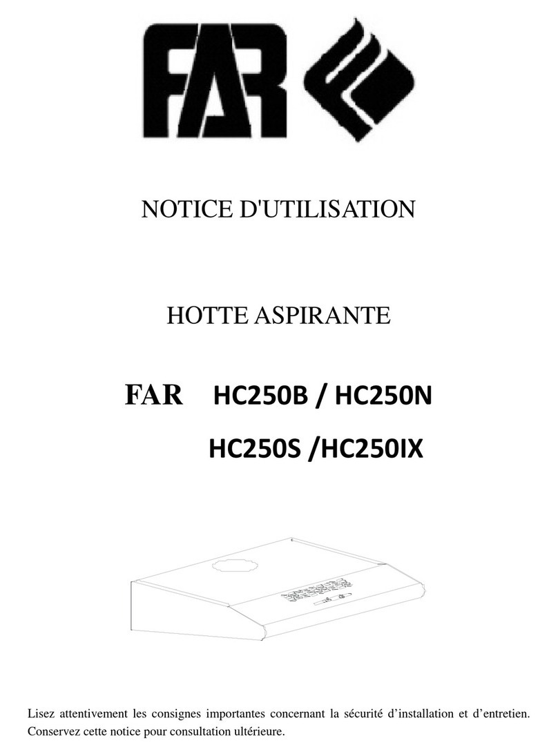 FAR HC250B instruction manual