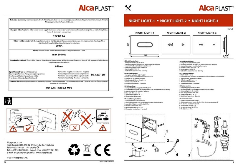 Alcaplast Night Light-1 manual