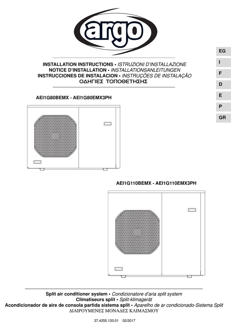 Argo AEI1G80BEMX User manual