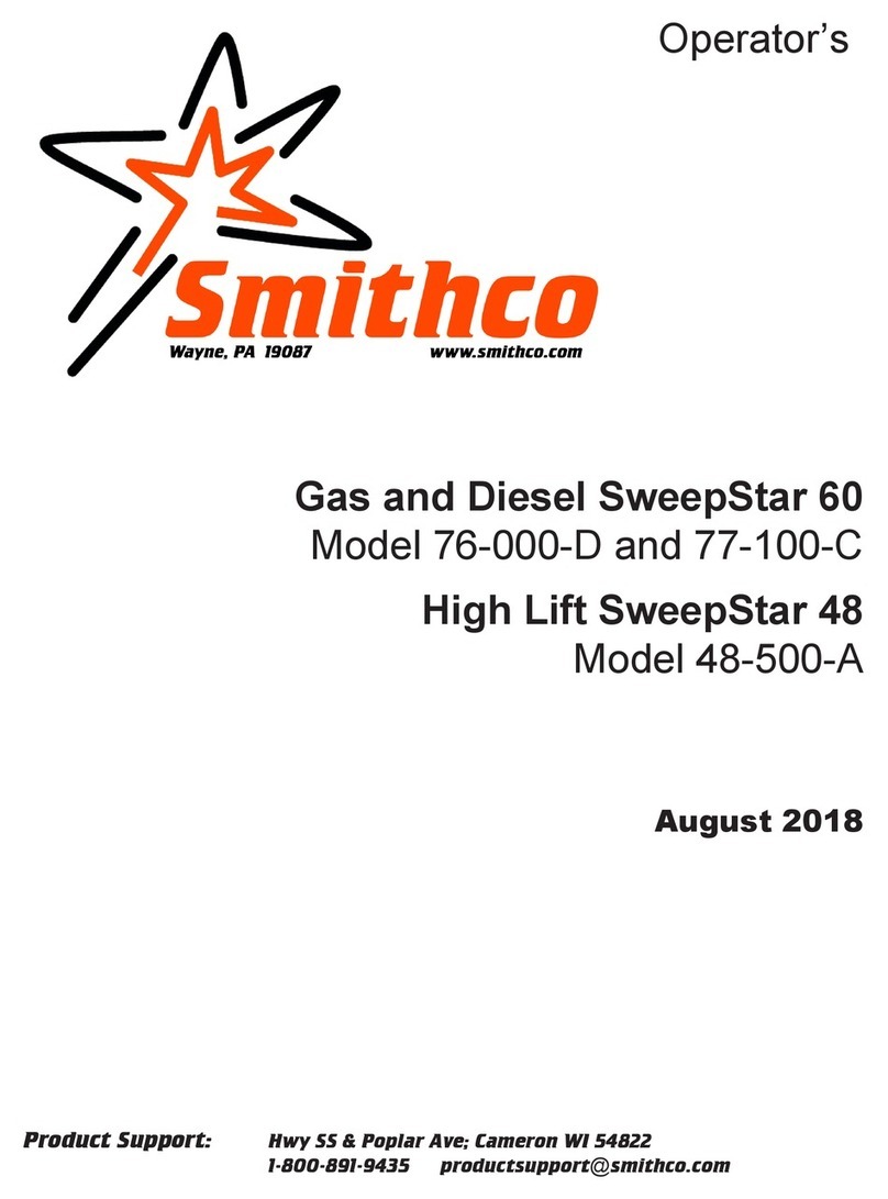 Smithco SweepStar 60 76-000-D Operator's manual