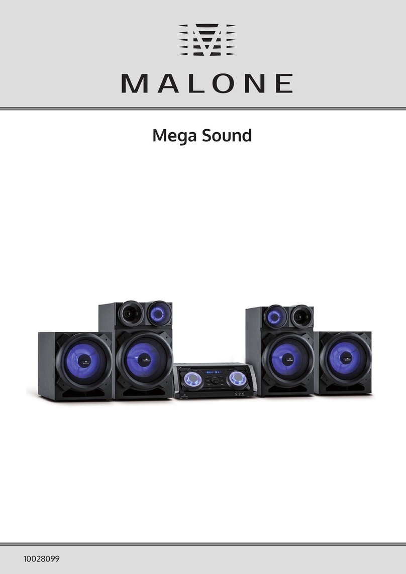 Malone Mega Sound User manual