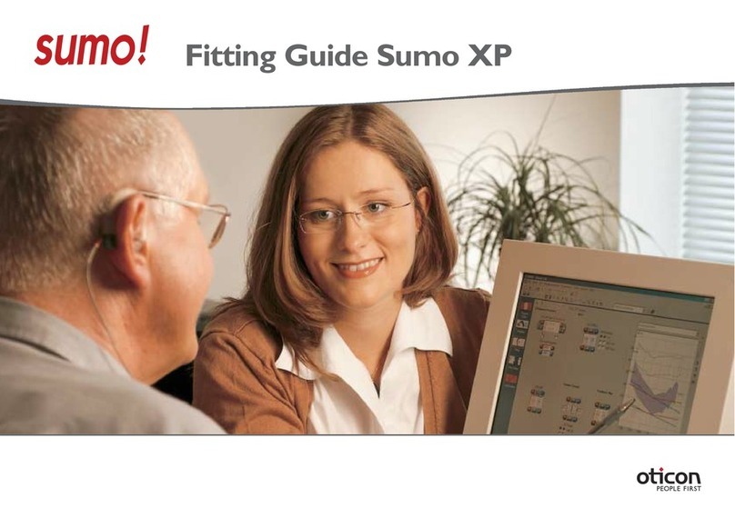 oticon Sumo XP Fittings guide