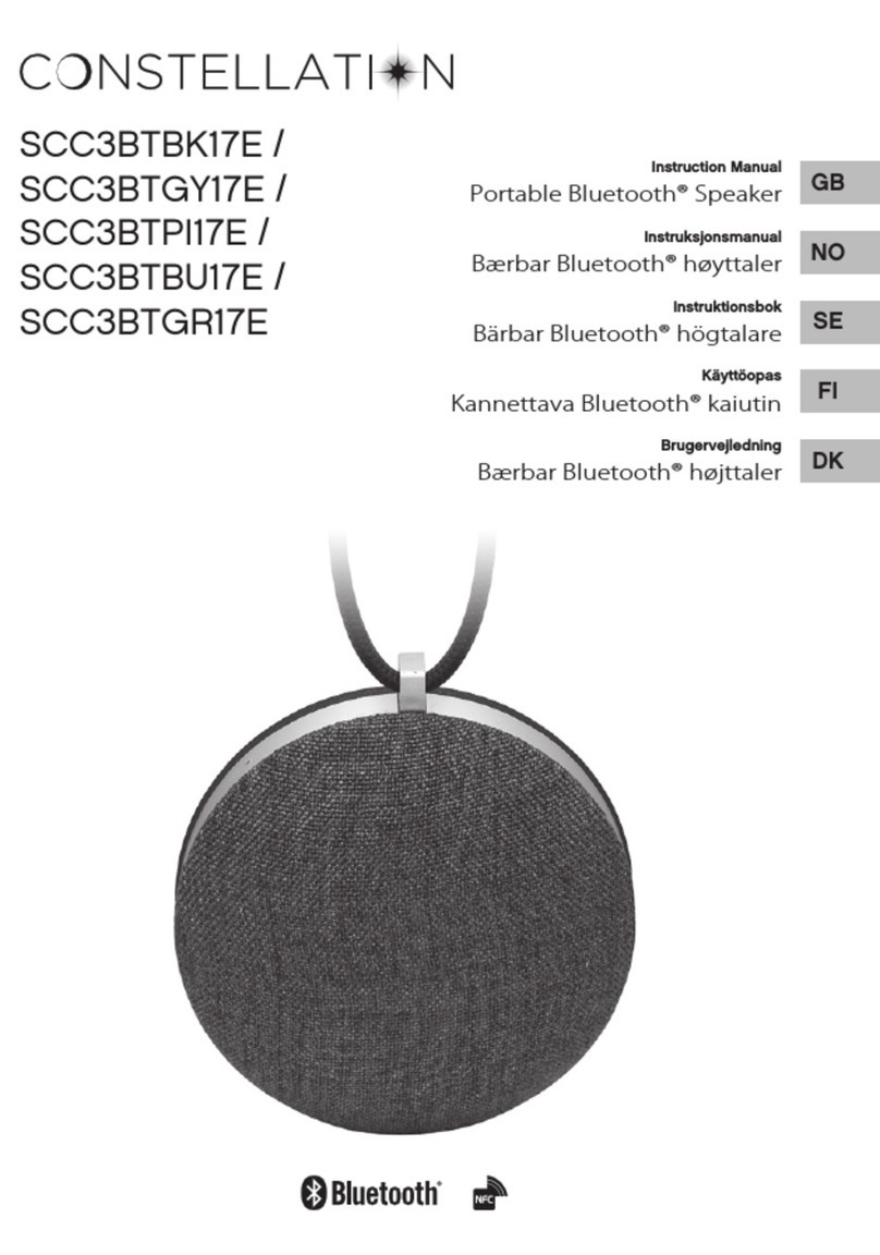 Constellation SCC3BTBK17E instruction manual