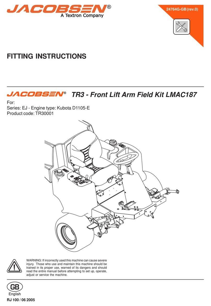 Textron Jacobsen TR3 User manual