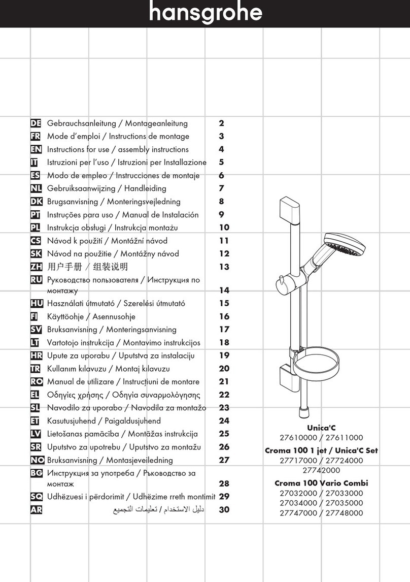 Hans Grohe Unica'C 27610000 Manual Hans Grohe Unica'C 27610000 Manual