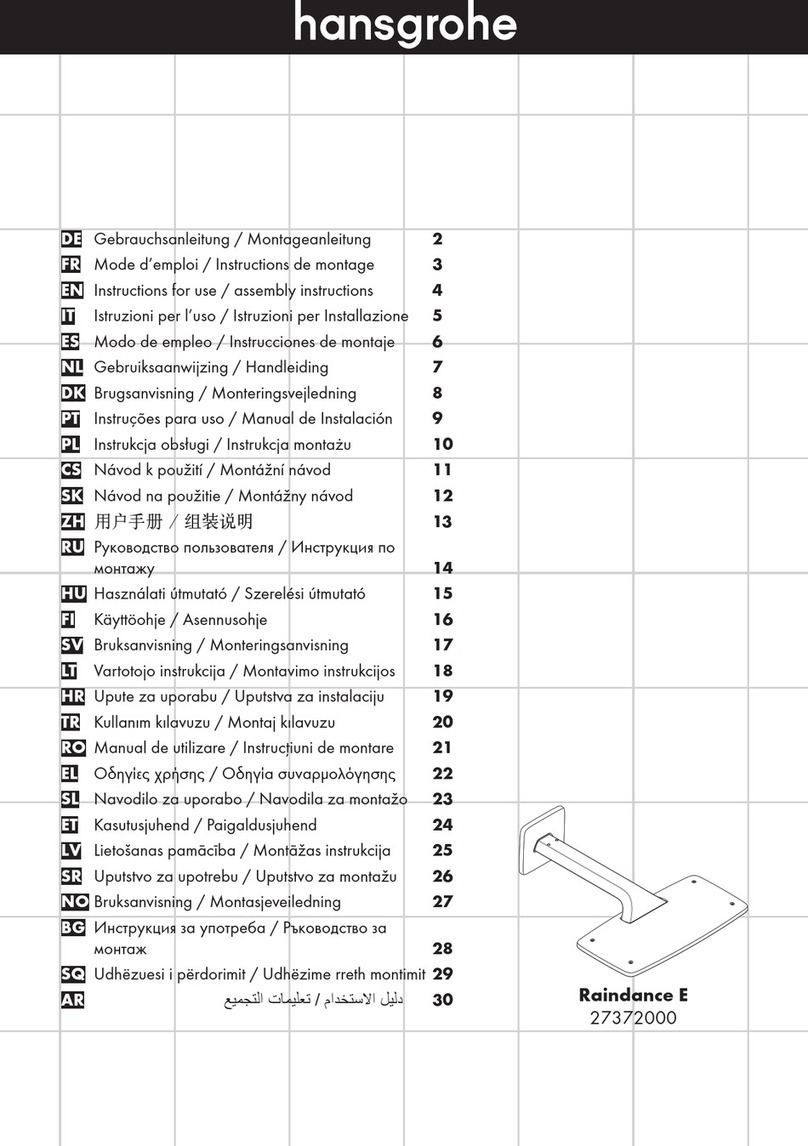 Hans Grohe Raindance E 27372000 Manual