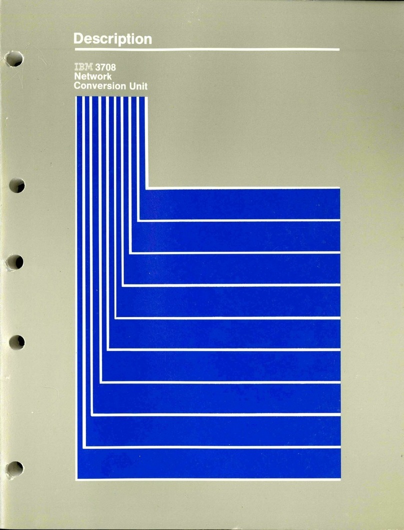 IBM 3708 Description IBM 3708 Description