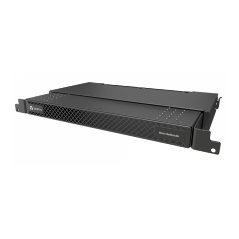 Vertiv GEIST SwitchAir SA1-01002 Quick installation guide