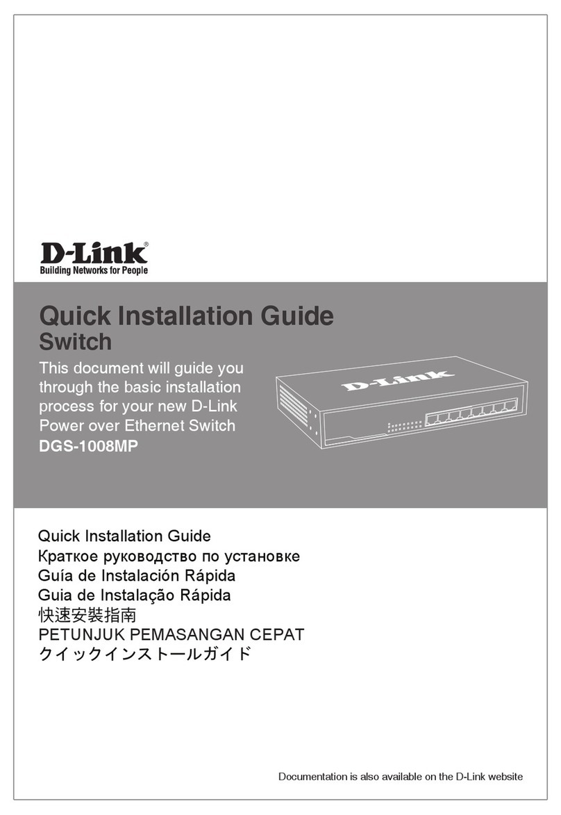 D-Link DGS-1008MP User manual