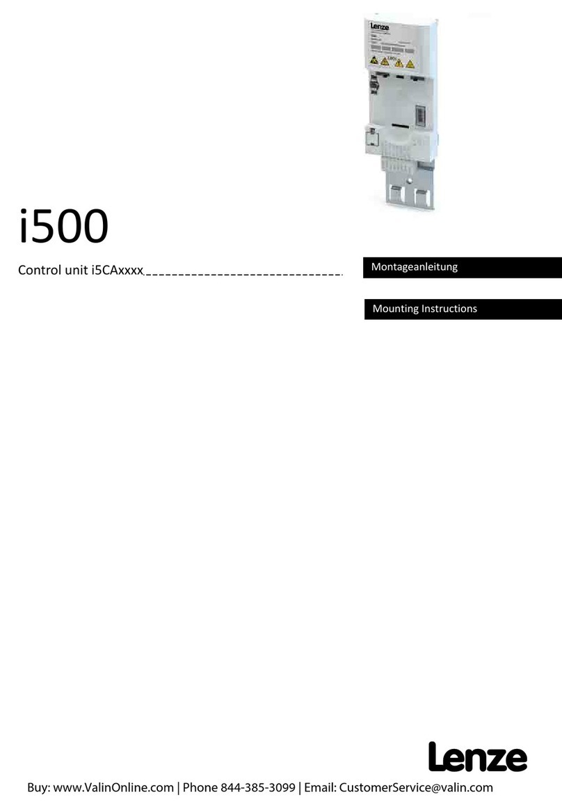 Lenze i5CA Series User manual