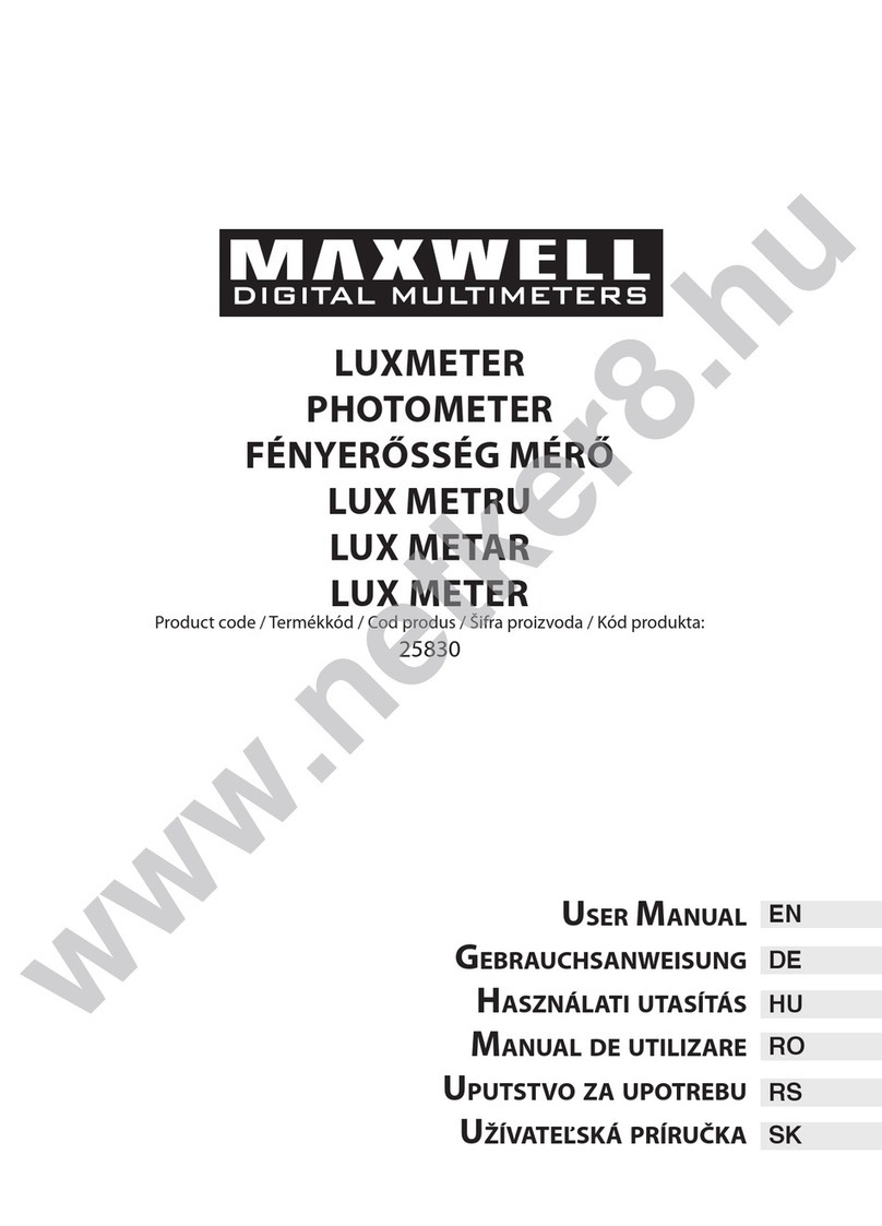 Maxwell 25830 user manual