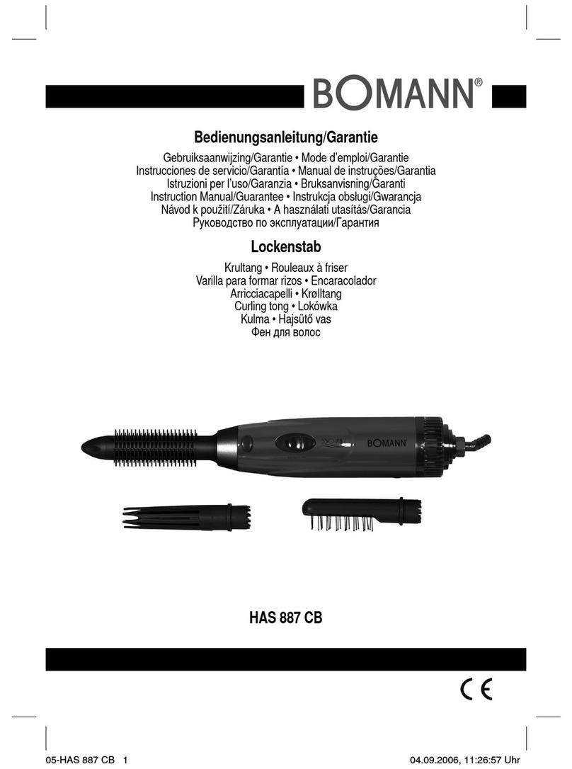 BOMANN HAS 887 CB Instruction manual & guarantee