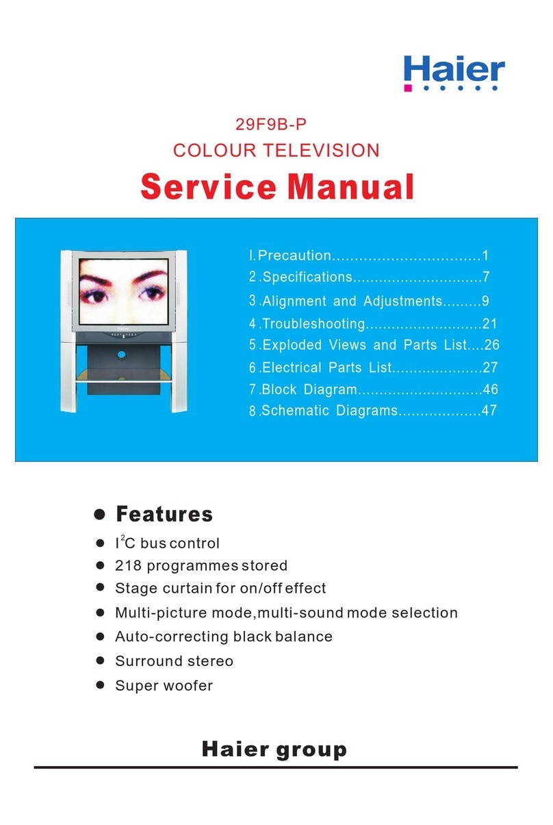 Haier 29F9B-P User manual Haier 29F9B-P User manual