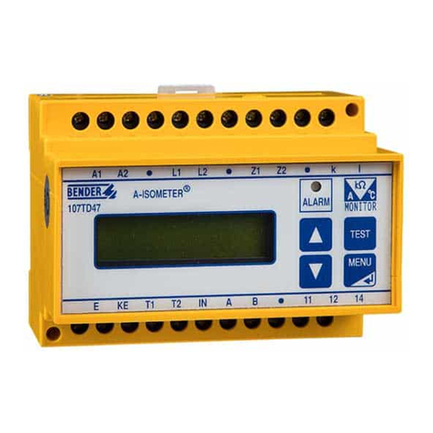 Bender ISOMETER 107TD47 User manual