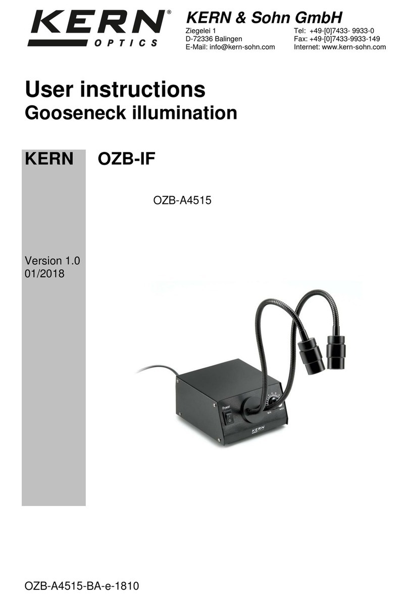 KERN OZB-IF User instructions