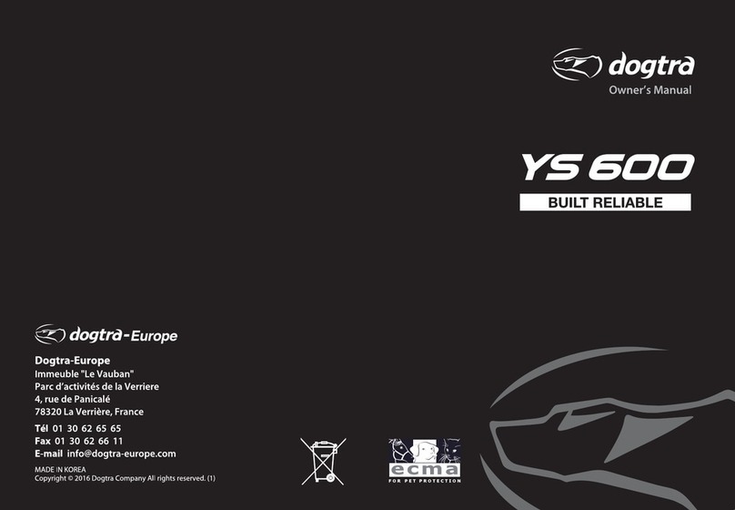 Dogtra YS 600 owner's manual