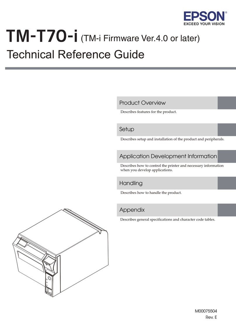 Epson OmniLink TM-T70-i Use and care manual Epson OmniLink TM-T70-i Use and care manual