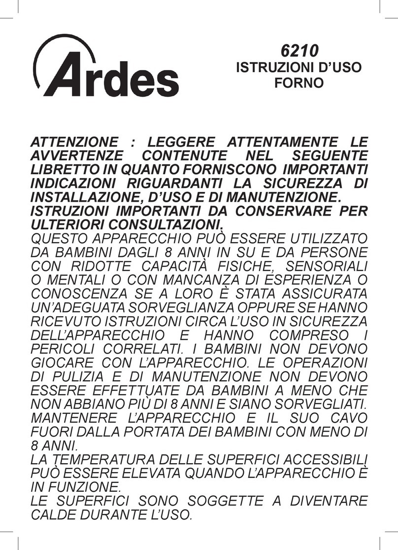ARDES 6210 User manual