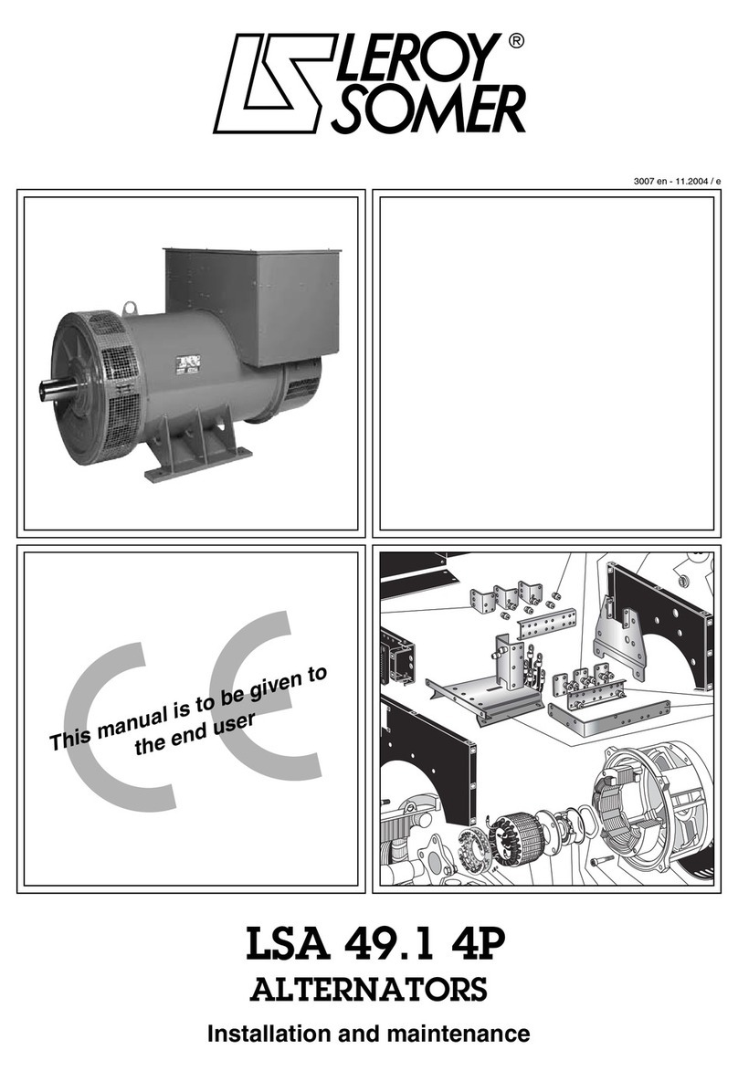 Leroy-Somer LSA 49.1 4P Instruction Manual