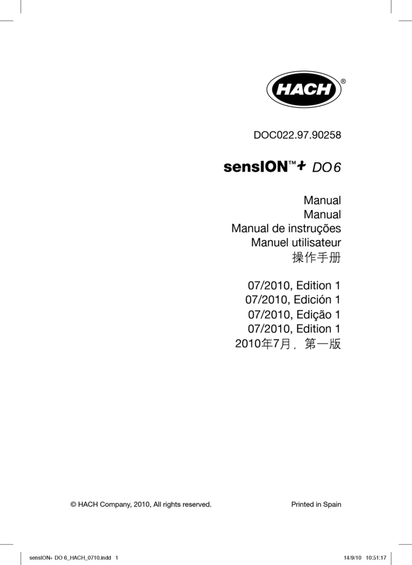 Hach sensION+ DO6 User manual