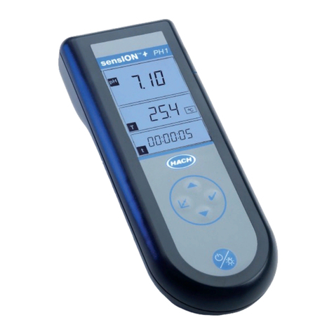 Hach sensION+ pH1 User manual