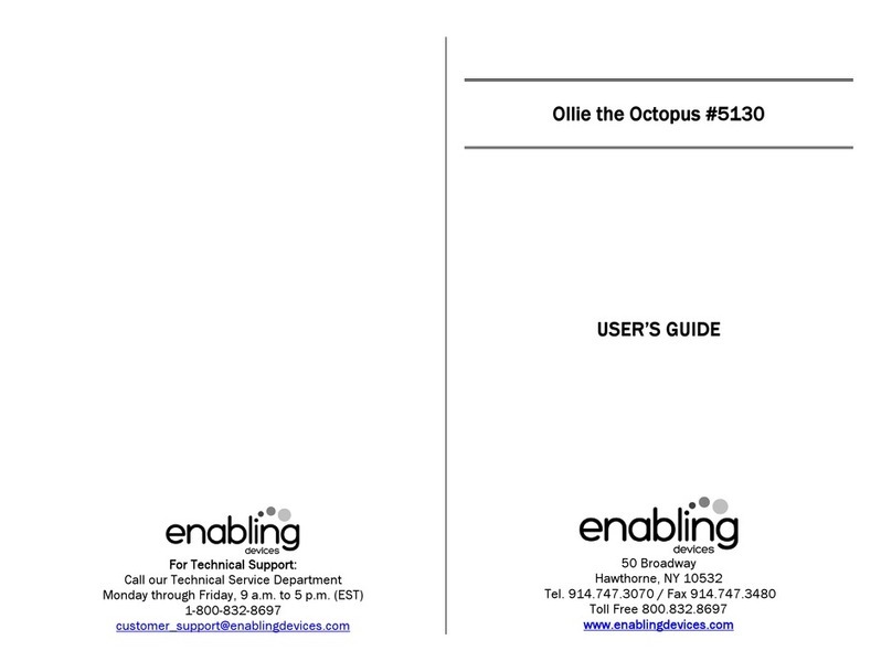 Enabling Devices Ollie the Octopus 5130 User manual