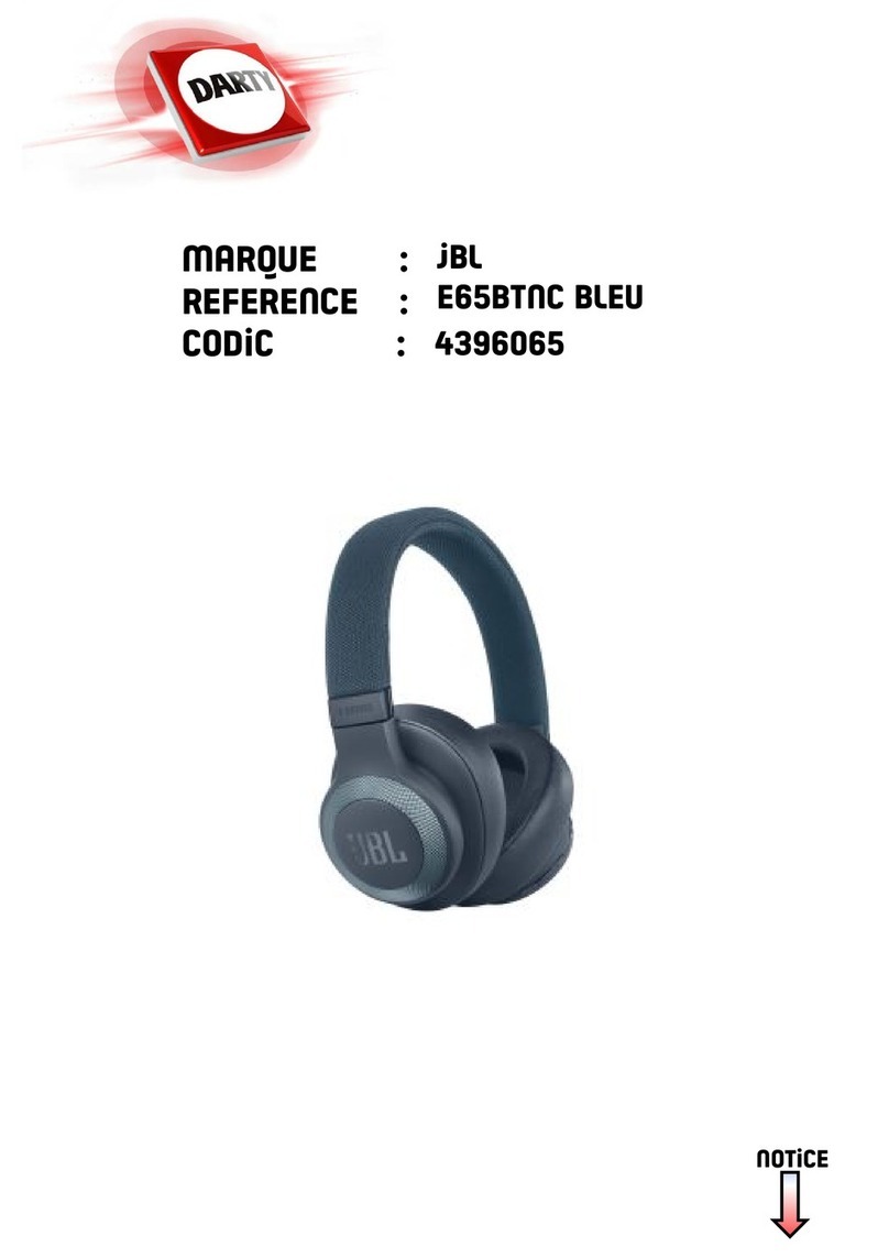 Harman JBL E65BTNC User manual