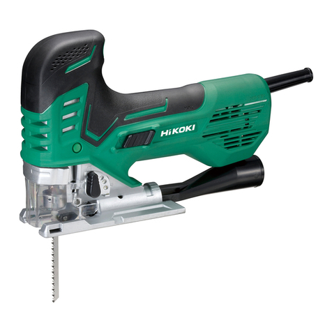 Hitachi Koki Hitachi CJ160V User manual