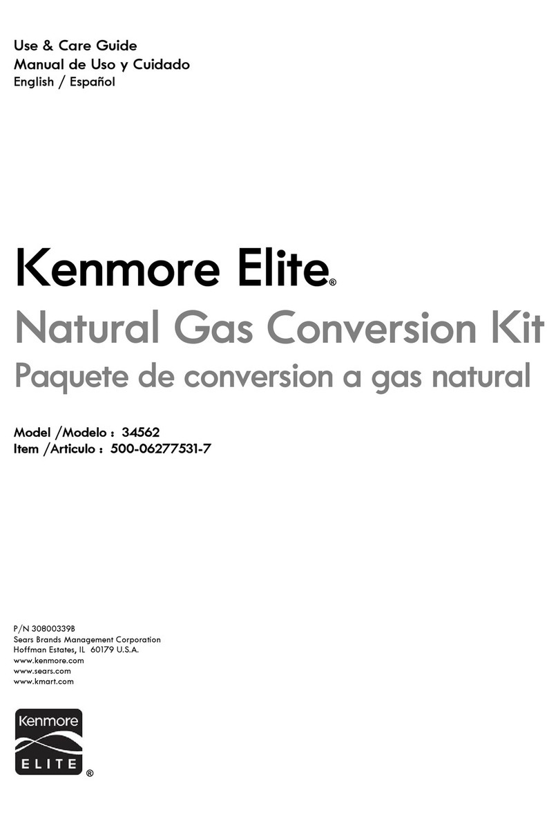 Kenmore 34562 Use & care guide