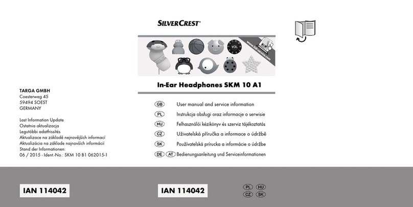 Silvercrest SKM 10 A1 Instruction sheet