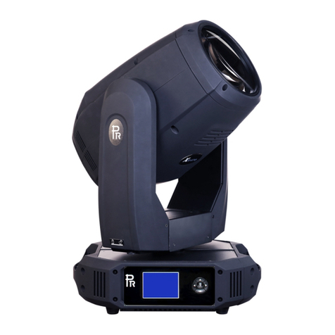 PR Lighting XR480 BEAM User manual