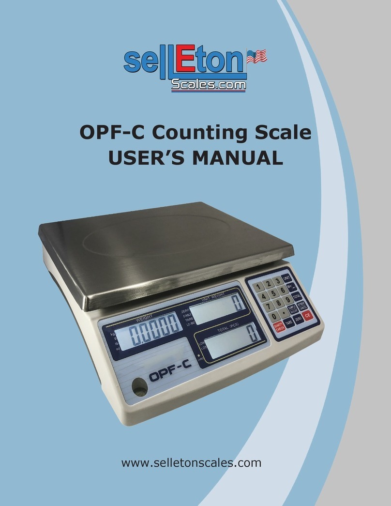 SellEton Scales OPF-C user manual