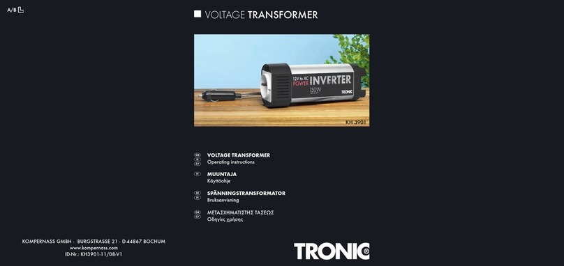 Tronic KH 3901 User manual